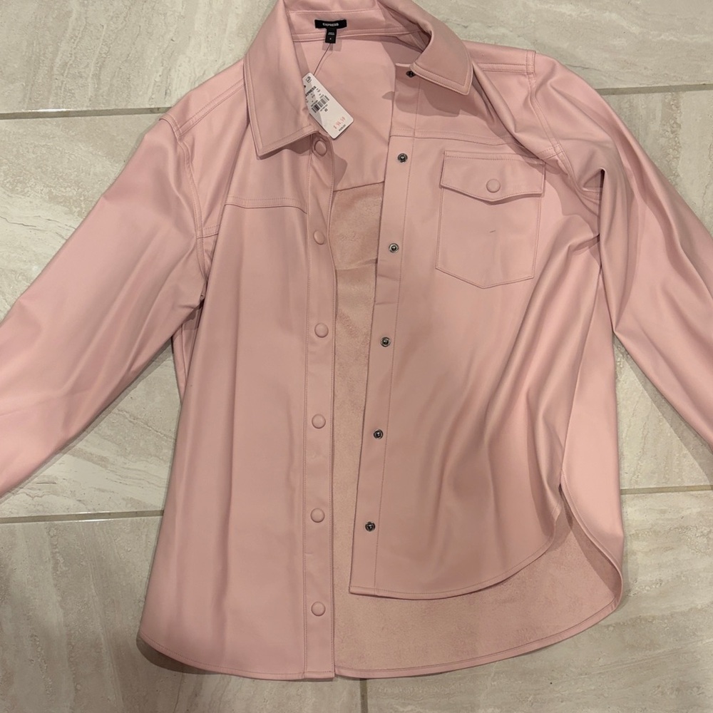 Faux Leather Jacket
